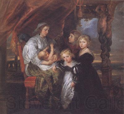 Peter Paul Rubens The Family of Sir Balthasar Gerbier (mk01) Spain oil painting art